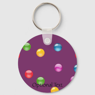 Porte-clés Multicolor Shiny Polkadot Confetti DO-IT-YOURSELF