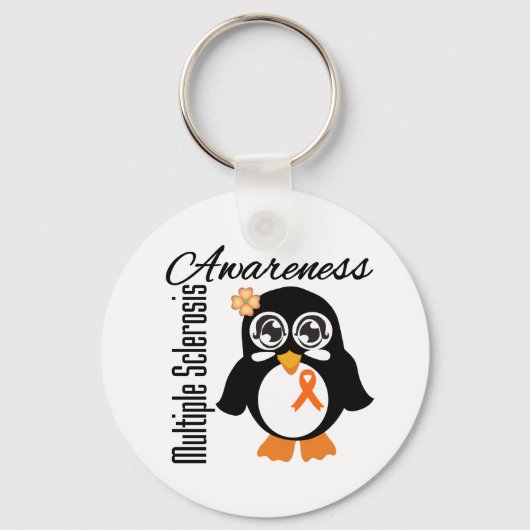 Porte-clés Multiple Sclerosis Awareness Penguin (Recto)