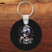 Porte-clés Mummy Vibes Skeleton Coffee Mom Soky Season Hallow (Recto)