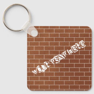 Porte-clés Mur de briques Porte - clé personnalisées