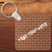 Porte-clés Mur de briques Porte - clé personnalisées (Recto)