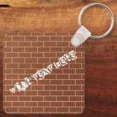Porte-clés Mur de briques Porte - clé personnalisées (Verso)