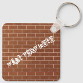 Porte-clés Mur de briques Porte - clé personnalisées (Dos)