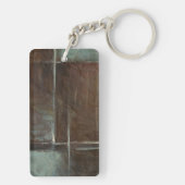 Porte-clés Mur de briques rouge et gris (Dos)