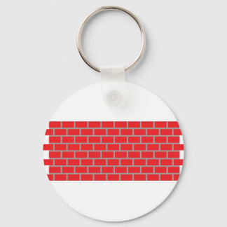 Porte-clés mur de briques rouges