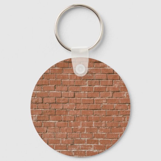 Porte-clés Mur de briques rouges rustique (Recto)