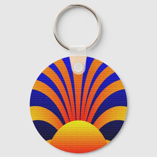 Porte-clés Mur du coucher du soleil (Recto)