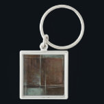 Porte-clés Mur en brique rouge et gris<br><div class="desc">Un joli mur en brique rouge et gris est représenté dans cette oeuvre d'Ethan Harper. Il peut s'agir de l'extérieur d'un bâtiment très ancien ou de l'intérieur d'une douche rustique. Peu importe le sujet, les couleurs et le style de la peinture donnent à l'oeuvre une sensation très vivante. Prends une...</div>