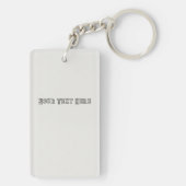 Porte-clés Mural Leonard Cohen à Montréal Canada (Dos)