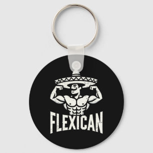Porte-clés Muscle Flexique Mexicain Funny