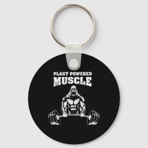 Porte-clés Muscle plante Vegan Power Bodybuilding Gym