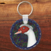 Porte-clés Muscovy Duck Head (Recto)