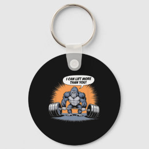 Porte-clés Musculation de gorille salle de sport formation fi