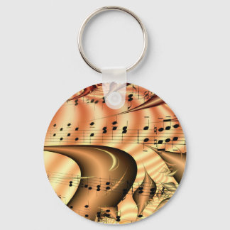 Porte-clés Music Keys Notes World Destiny Art Digital