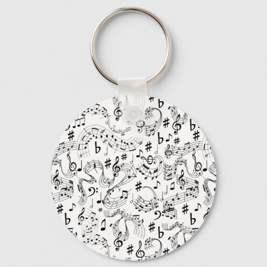 Porte-clés Music, Musical Notes (Recto)