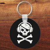 Porte-clés Music Pirate Piracy anti riaa logo (Recto)