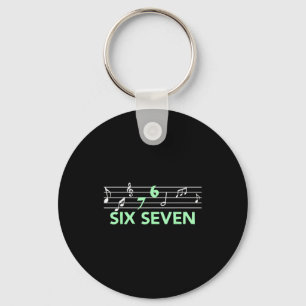Porte-clés Musical drôle 67 Musique Argot Six Sept Musique