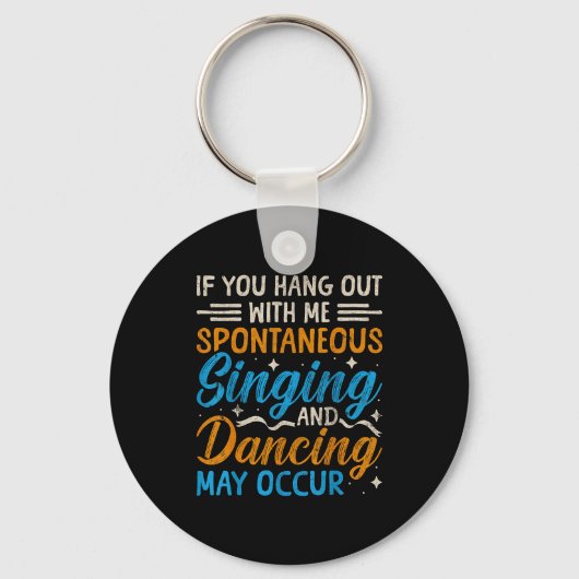 Porte-clés Musical Theatre Nerds Theater Geek Graphic Quote A (Recto)