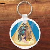 Porte-clés Musicien Jouant Le Chello