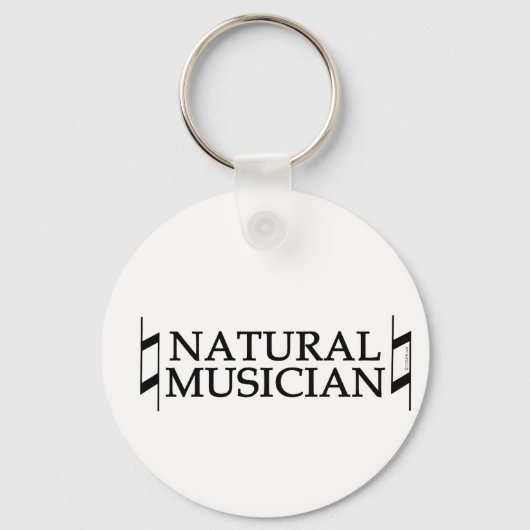 Porte-clés Musicien naturel (Recto)