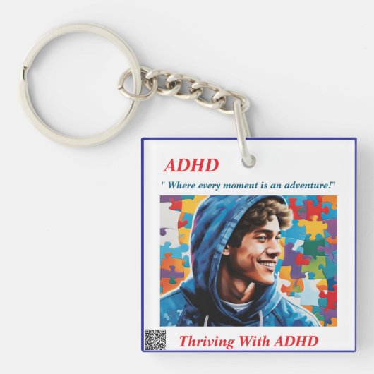 Porte-clés Musique ADHD (Devant)