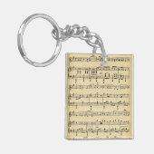Porte-clés Musique Antique Sheet (Devant gauche)
