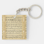 Porte-clés Musique Antique Sheet (Dos)
