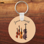 Porte-clés Musique de l'arty à cordes violon (Recto)