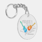 Porte-clés Musique de vol gratuite (Devant gauche)