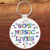 Porte-clés Musique des années 80 (Recto)