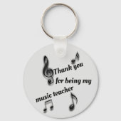 Porte-clés Musique Enseignant Appréciation Band Orchestra Cla (Recto)