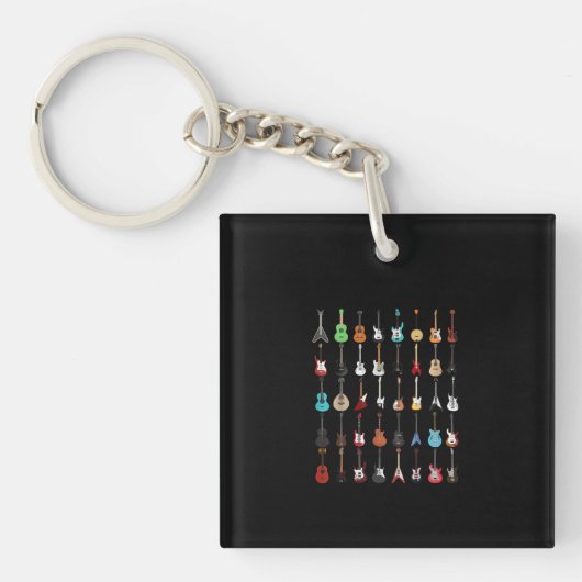 Porte-clés Musique guitar (Devant)