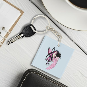 Porte-clés Musique Note Fée