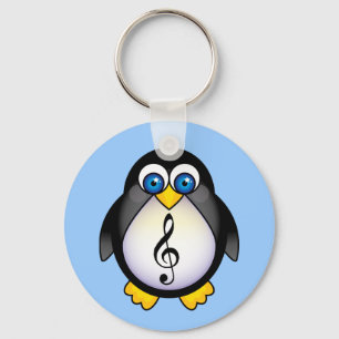 Porte-clés Musique Penguin Treble Clef