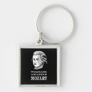 Porte-clés Musique - Portrait de Wolfgang Amadeus Mozart