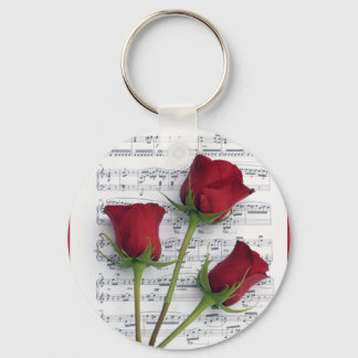 Porte-clés Musique Rose