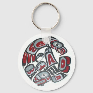 Porte-clés Musique Totem tribal amérindien