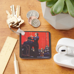 Porte-clés Musique vintage, Conduite d'un orchestre