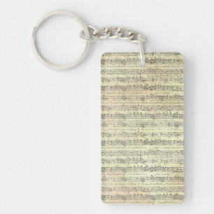 Porte-clés Musique vintage Note Musique Motif Thème Musicien