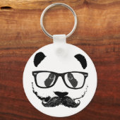 Porte-clés Mustache Pandaz À Da Disco (Recto)