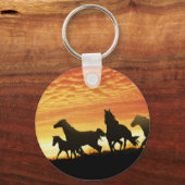 Porte-clés Mustangs sauvages (Recto)