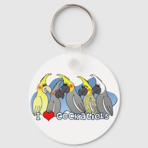 Porte-clés Mutations couleur Porte - clé Cockatiel