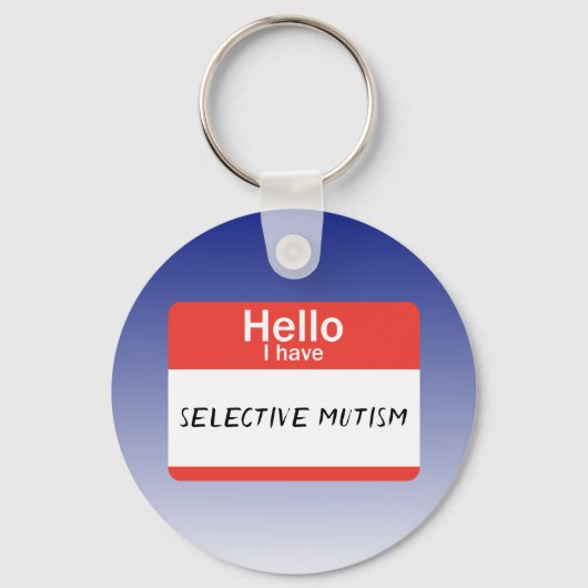 Porte-clés Mutisme sélectif Nametag (Recto)