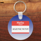 Porte-clés Mutisme sélectif Nametag (Recto)