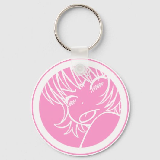 Porte-clés muuhh - mignon anime (Recto)