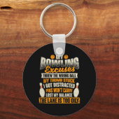 Porte-clés My Bowling Excuses - Bowler Bowling (Recto)
