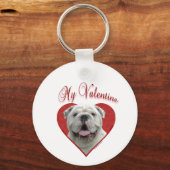 Porte-clés My Bulldog Valentine (Recto)
