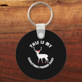 Porte-clés My Christmas Pajamas Cool Funny Pjs For Women Men (Recto)