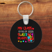 Porte-clés My Cl Is Full Of Sweethearts Valentines Day F (Recto)
