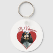 Porte-clés My English Cocker Spaniel Valentine (Verso)